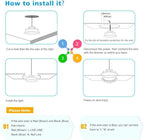2 Inch LED Downlight, Recessed Lighting Dimmable Ceiling Light, 3W, 5500K Daylight White, CRI80 with LED Driver(35W Halogen Equivalent), 8 Pack
