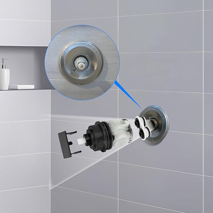 RP46463 Delta Cartridge Replacement for Monitor 17 Series (2006-Present)，Compatible with Delta Dual Function Bath Tub and Shower Faucet Valve，Delta Shower Cartridge Replacement