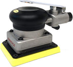 AirVANTAGE Industrial-Grade Orbital Pneumatic 3" x 4" Jitterbug Air Sheet Sander Non-Vacuum, 1/4 in. NPT Air Inlet (NV: Hook & Loop)