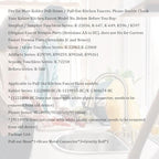 Pull out Hose Kit Compatible for K-1219935-BC with 13.5oz Pull Down Faucet Hose Weight Ball, Classic Pull-Out Hose for Kohler K-1219935-BC/K-1304674-BC Hose Replacement Parts, Black