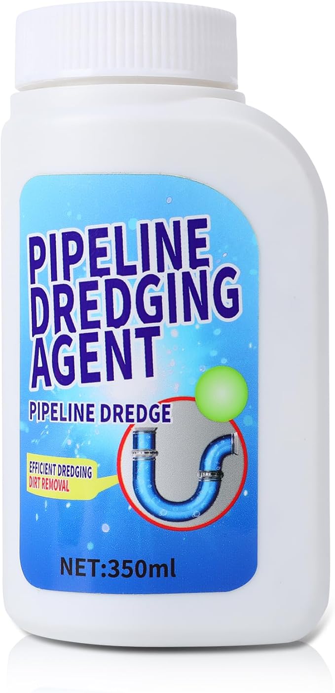 Pipeline Dredging Agent, 350ml Drain Clog Remover Agent,Kitchen Unblocker, Powerful Pipe Unclogger Powerful Sink And Drain Cleaner, for kitchen toilet pipe quick cleaning tool