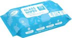 Air Jungles Glass and Window Cleaner Wipes 70 Count, Extra Large 8" x 10" Size Streak Free Cleaning Wipes for Car Windshield, Headlight, Mirror, Tile and Home Glass Surface