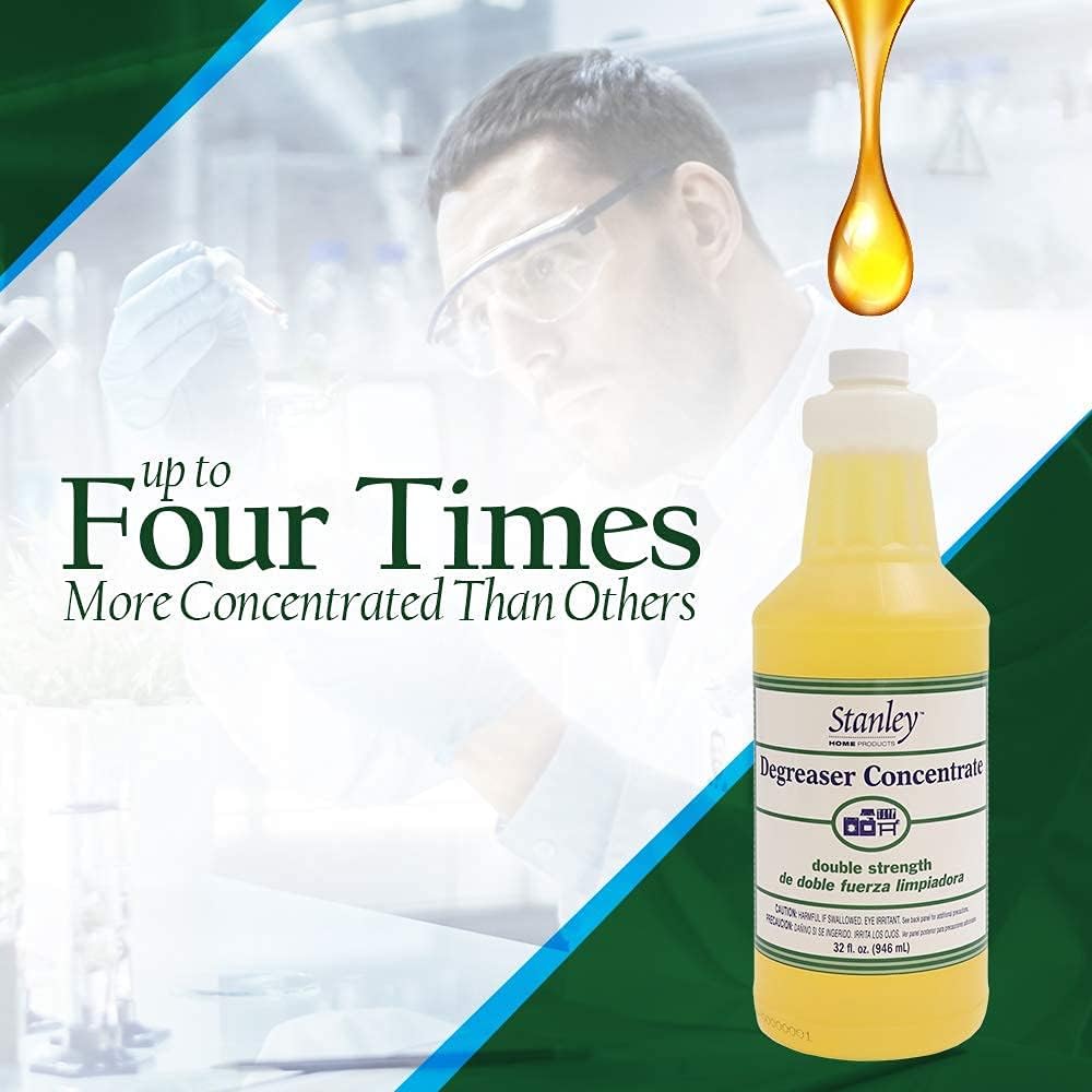 STANLEY HOME PRODUCTS Degreaser Concentrate - Makes 64 Gallons - Removes Stubborn Grease & Grime - Multipurpose Cleaner for Home & Commercial Use (6 Pack)