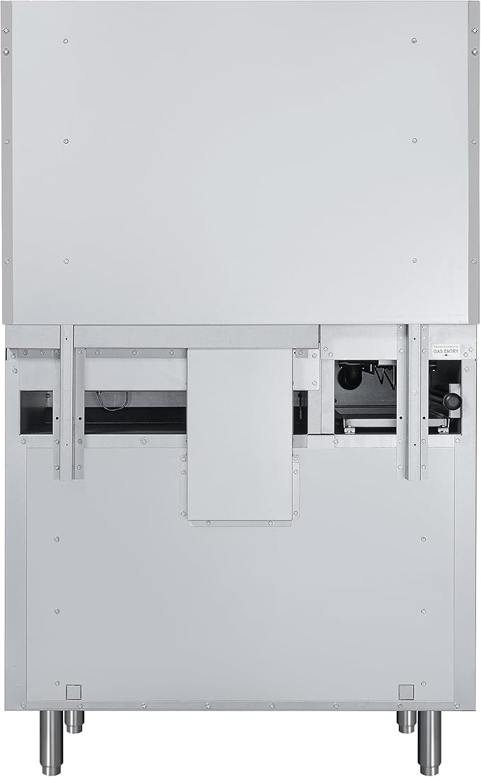 KoolMore KM-CRG36-LP 36 in. 2 Burner Commercial Liquid Propane Range with 24 in. Griddle, Solid Black