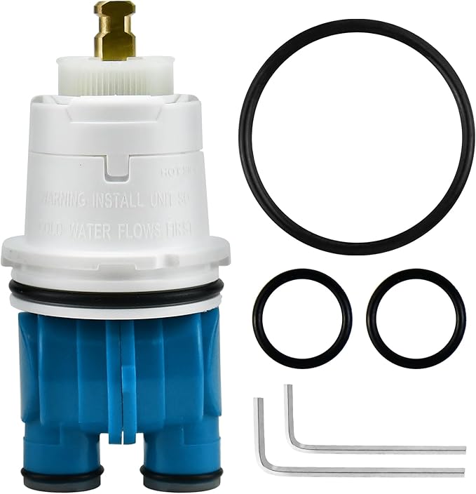 RP19804 Shower Cartridge for Delta Monitor 1300/1400 Series Shower Faucet Single Handle, Replacement Monitor Pressure Balance Single Function Cartridge, Easy Installation