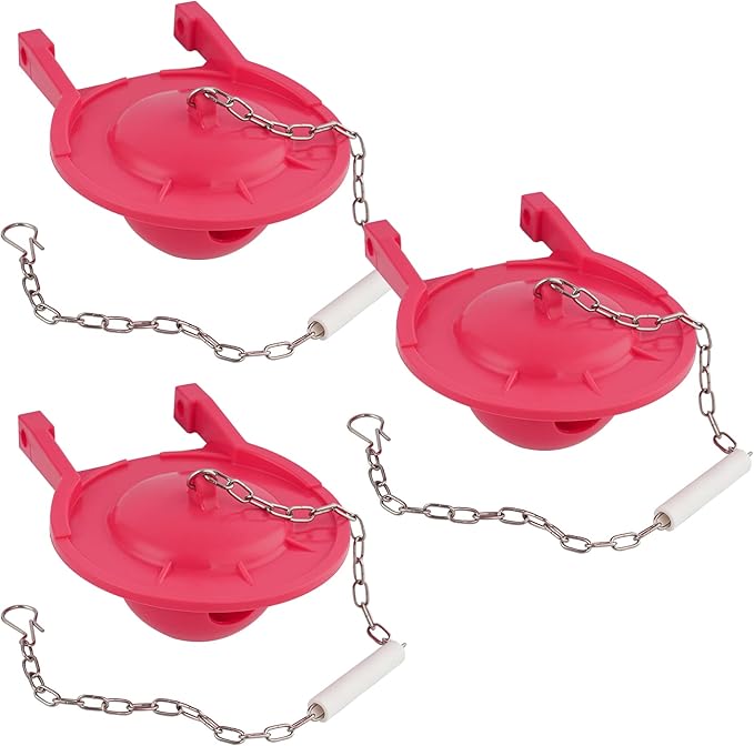 Hibbent 3 Pack Large 3-Inch Toilet Flapper Replacement Compatible with TOTO flapper Model G-Max, THU138S, THU175S and THU331S- Oversized Sealing and Easy to Install