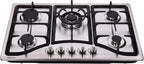 Deli-kit® 30 Inch Gas Cooktops Dual Fuel Sealed 5 Burners Stainless Steel Gas Cooktop Drop-In Gas Hob DK257-A10 Gas Cooker