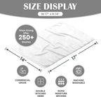 Terry Bar Mop Towels (Value Pack of 60) Size 14"x17" – Absorbent and Durable, Multipurpose Cleaning Rags, Cotton Cleaning Towels, Terry Cloth Rags, Reusable Shop Rags (White)