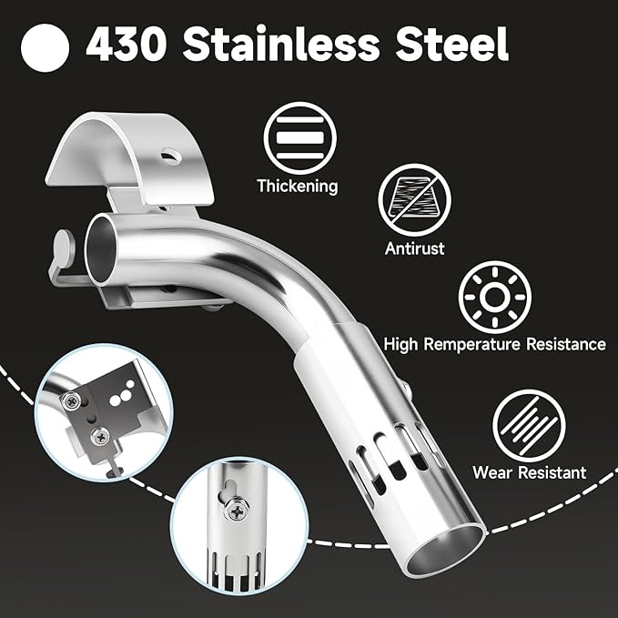 Water Heater Burner Tube Assembly RV Main Burner Parts Compatible With Dometic Atwood 6 and 10 Gallon GH6-7E GH6-8E G6A-6E G6A-7E G6A-8E GCH6A-7E Replace#: 91638 96206 92615 93221