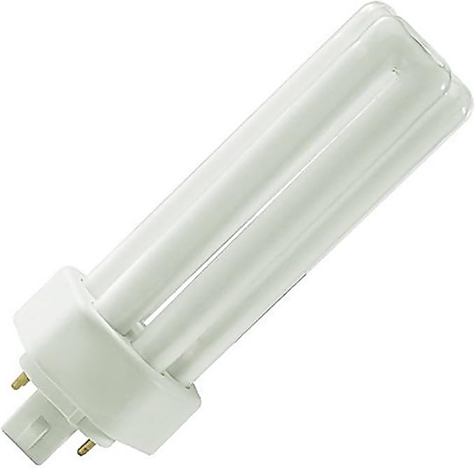 Circle (6 Pack) PLT-26W 830, 4 Pin GX24q-3, 26 Watt Triple Tube, Compact Fluorescent Light Bulb