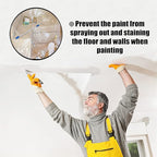 30 Pieces Plastic Drop Sheets for Painting, Waterproof and Dust-Proof Clear Cloth for Furniture Cover, 9x12 Feet Tarps