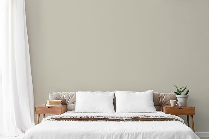 EVOLVE Paint & Primer: Environment-friendly, Eggshell with One-coat Coverage for Interior & Exterior surfaces (Warm Gray, 5-Gallon)