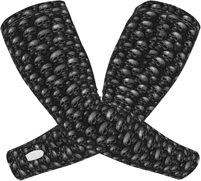 Men Women Anti-Slip Cooling Arm Sleeves Comfortable Sunshade for Summer Sports