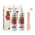 Wood Glue, 8.45fl.oz Super Strong Adhesion Wood Glue for Furniture Heavy Duty, Clear After Drying, Waterproof, for Woodworking, Crafts, Repair, Furniture Assembly (2 Pack)