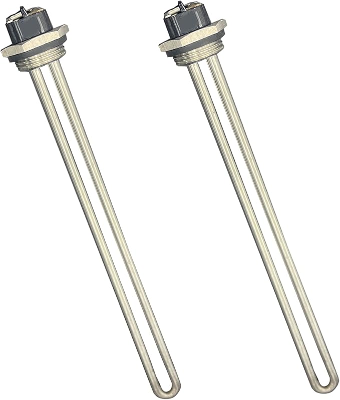 2 Pack 265-48642-00 Water Heating Element Fit for Bradford White Water Heaters, Replace 415-48642-00 4154864200 Heating Element Heater Parts, Screw-in Type，208V 3500W 240V 4500W