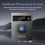 14kW Tankless Water Heater Electric, SIVUATEK 240V Instant On-Demand Hot Water Heater, 2 Point of Use, Self-Modulating, ETL Certified, Endless Water Supply for Home