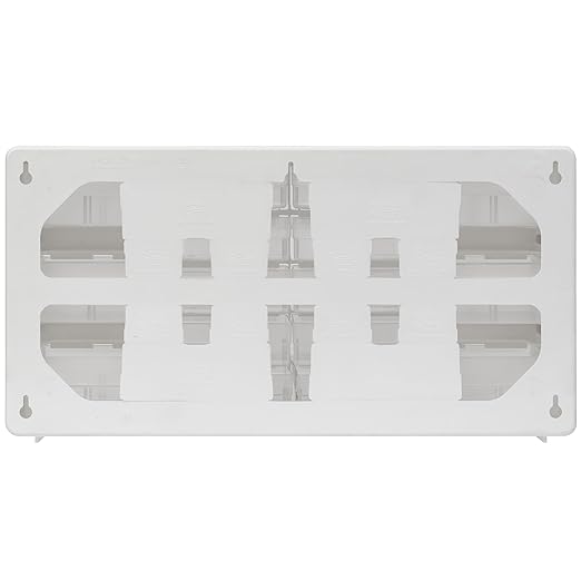 Akro-Mils 26-Drawer Plastic Drawer Storage Cabinet for Garage Organization, Bead Organizer, Building Bricks Storage, Teacher Toolbox, Makeup Organizer, 20" W x 6" D x 10" H, 10124 White