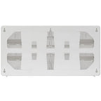 Akro-Mils 26-Drawer Plastic Drawer Storage Cabinet for Garage Organization, Bead Organizer, Building Bricks Storage, Teacher Toolbox, Makeup Organizer, 20" W x 6" D x 10" H, 10124 White