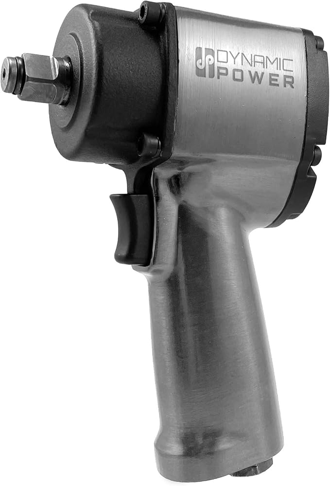 Mini Air Impact Wrench, 1/2 inch, Compact Design