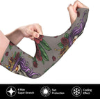 Men Women Anti-Slip Cooling Arm Sleeves Comfortable Sunshade for Summer Sports