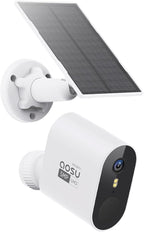 aosu Add-on Cam, 3K/5MP, Solar Powered, Up to 4PCS Security Cameras Can be Connected to 1 Homebase, Requires SolarCam/WirelessCam System's Homebase (Not Doorbell Homebase)