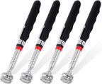 4 Pieces 25LBs Telescoping Magnetic Pickup Tool, Multifunction Magnet Hanger with Pen Clip Design, Magnet Stick Rod Extendable 7" to 30.5" for Men, Birthday, Father's Day, Holiday Gift