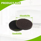 16pcs Performance Pads Power Scrubber Pads Set Electric Scrubber Replacement Scouring Pads fit for Dremel Versa Scouring Pads,Browm