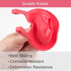 Hibbent 3 Pack Large 3-Inch Toilet Flapper Replacement Compatible with TOTO flapper Model G-Max, THU138S, THU175S and THU331S- Oversized Sealing and Easy to Install