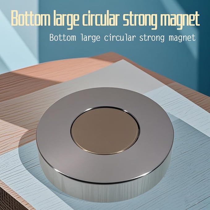 6'/2mm Point high Precision Universal Level Bubble Metal Bubble Water Leveler Cross Level Gauge Small Household (Blue Luminous Magnetic)