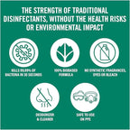 Benefect Botanical Decon 30 Disinfectant Cleaner, 14 oz. Ready-To-Use Spray, Hospital Grade Disinfectant, Kills Over 99.99% of Germs, Safe for Food-Contact Surfaces (Light Lemon & Thyme Scent)