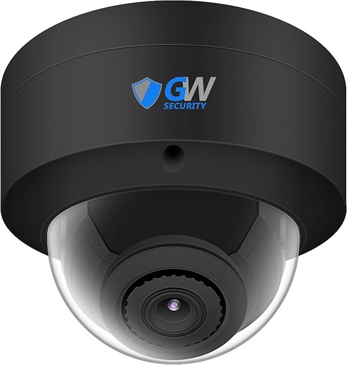 GW Security 16 Channel 12MP NVR UltraHD 4K Face Recognition/Human/Cars Detection PoE Security Camera System with 16 x 8MP Waterproof Microphone 130° Wide Angle Outdoor Indoor Dome Cameras (Black)