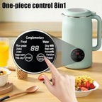 Nutripour - The 8-in-1 Multifunction Nut Milk Maker Machine, 40.32oz Nutmilk Maker Machine with 12 Blades, Automatic Soy Milk Maker for Homemade Oat, Soy, Juice with Delay Start/Self Cleaning