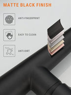 Matte Black Kitchen Faucet with Sprayer,AIMADI Commercial Single Handle One Hole Pull Down Sprayer Kitchen Faucets