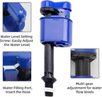 Toilet Fill Valve Replacement Kit, Toilet Fill Valve with G3/4 Connector, Includes G1/2 Adapter and Refill Tube, Compatible with TOTO WC Tank Repair Parts