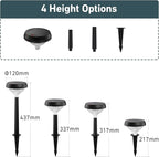 Linkind Solar Lights Outdoor 8 Pack, Solar Pathway Lights, Warm White Landscape Path Lights Waterproof for Walkway Yard Garden Driveway