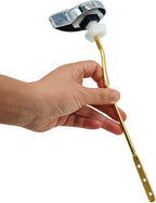 1pcs Universal Toilet Flush Lever Handle, Side Mount, Brass Material, Corrosion Resistant, Easy Install Tank Replacement