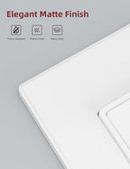 Aida 20 Pack 3 Way Switch, Decorative Screwless Wall Plate,Three Way15Amp, 120/277 Volt Paddle Switch, Self-Grounding, Residential and Commercial Grade, UL Listed,Matte White