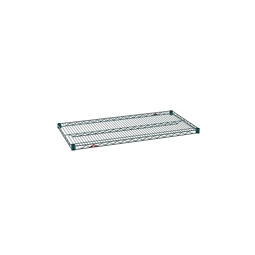 METRO Super Erecta 2142NK3 Industrial Wire Shelf, Metroseal Green Epoxy, 21" x 42"