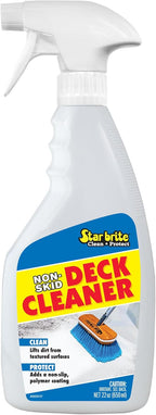 STAR BRITE Non-Skid Deck Cleaner & Protectant Ultimate Boat Deck Wash - Protects Against Future Stains & UV - Ideal for Fiberglass, Vinyl, Plastic, Painted & Metal Surfaces