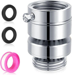 Boltigen Lead-Free Brass Self-Draining Vacuum Breaker 3/4'' GHT Female x 3/4'' GHT Male Hose Bib Anti Siphon Valve Backflow Preventer Adapter, for Outdoor Garden Faucet Spigot Repair Replacement