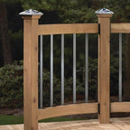 75 Pack Deck Balusters with End Caps&Screws 32.25 inch Staircase Baluster, Upgraded Deck Spindle and Stairs Railing, Rectangle Deck Balusters for Deck Railing Porch