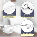 for Kohler 87115-CP Left Side Trip Lever, Toilet Flush Lever Handle Replacement Parts,Toilet Repair Kit Inside Tank,Polished Chrome