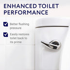 Impresa Replacement Canister Flush Valve Seal & Toilet Ring Seal - 2-Pack Blue Rubber - Compatible with American Standard Champion 4 & Eljer 4 - Fits 7301111-0070A