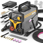 Alloyman 120A Stick Welder 110V for 1/16"-1/8" Rods, LED Display with Digital IGBT Inverter small welding machine, Portable Welding Machine with Hot Start, Arc force and Anti-Stick