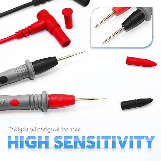 1000V 20A Multimeter Leads, Multimeter Probes, Volt Meter Leads, Test Lead Kit