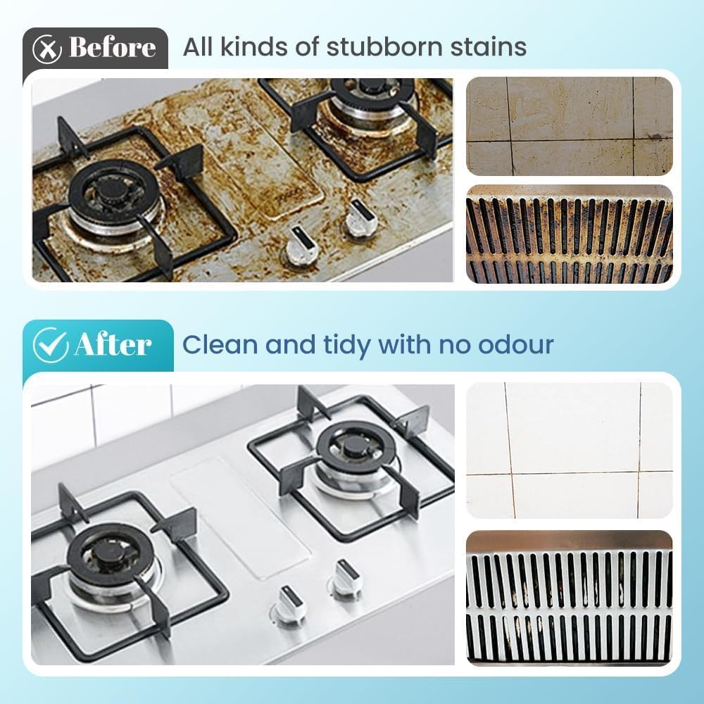 2PC Spray Splash Cleaner, 2026 New Multi-Purpose Handheld Degreaser, Upgraded Foam spray for Ovens, Easy to Use Grime Remover for Household Cleaning, Convenient Handheld Cleaner for Home Family