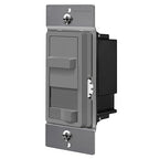 TOPGREENER Kalide 0-10V Dimmer Light Switch, LED Dimmer Switch, Low Voltage Dimmer, 3-GYay or Single Pole, 120VAC 60Hz, 120VAC 10A/ 277VAC 5A LED, TGSDS-010-GY, Gray