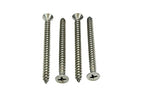 Bolt Dropper #14 X 3'' Stainless Steel Flat Head Phillips Wood Screw, (25 pc), 18-8 (304) Stainless Steel Sheet Metal Screws - Type A Point, Plain Finish
