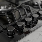 Empava 36" Bulit-in Tempered Glass Gas Cooktops 5 Italy Imported Sabaf Burners Stove Tops, 36 Inch, Black