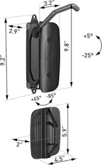 monTEK Swivel Bike Wall Mount – 4 Pack Garage Bike Hanger & Space-Saving Vertical Bike Rack for Garage & Apartment, Sturdy Bike Storage Hook Holds 66 lbs, Easy Installation & Scratch-Proof Design